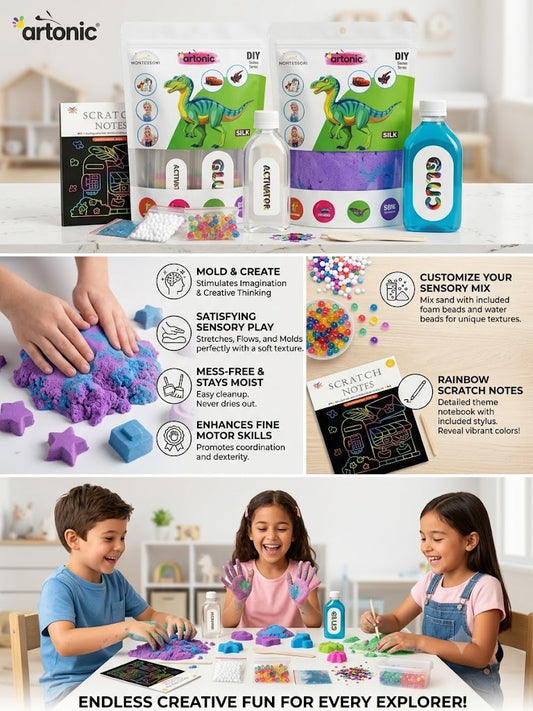 DIY Crafty Explorer 3-in-1 Sensory Kit - Jumbo Edition