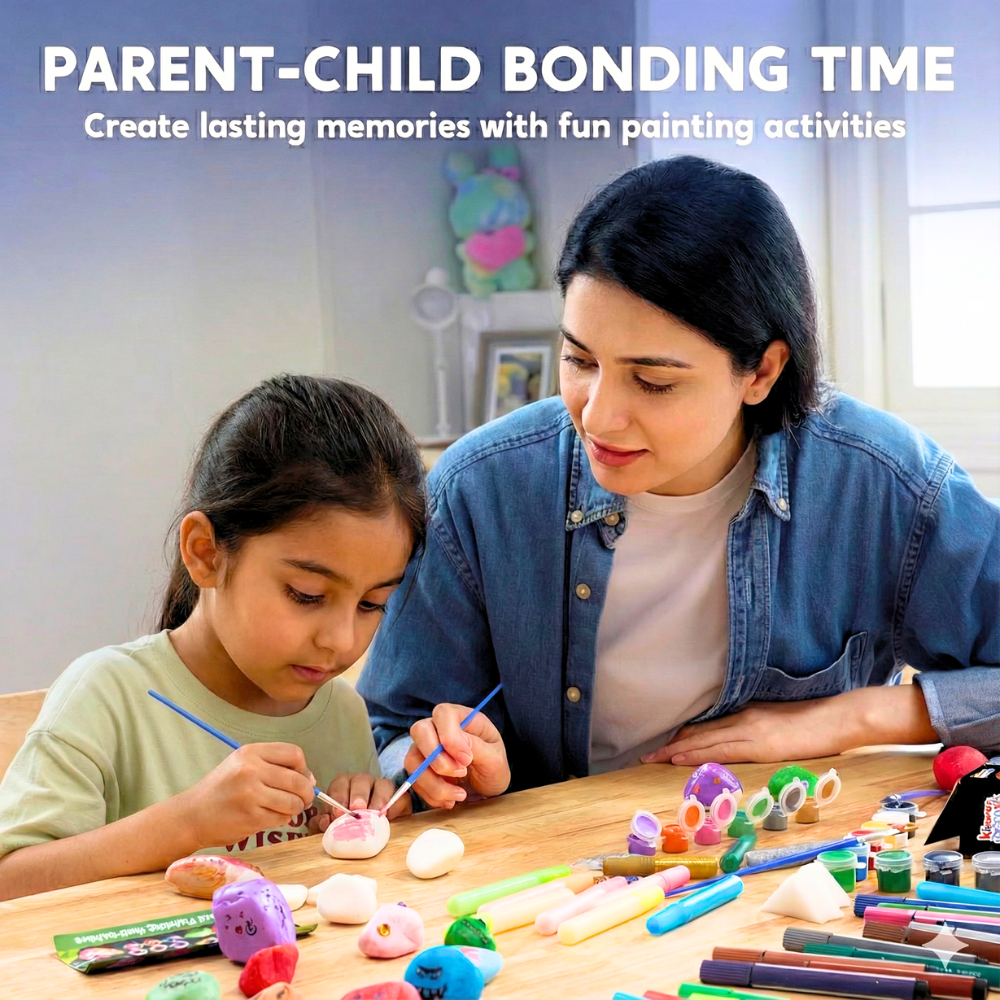 Glow in the Dark Rock Painting Kit - Kids Edition